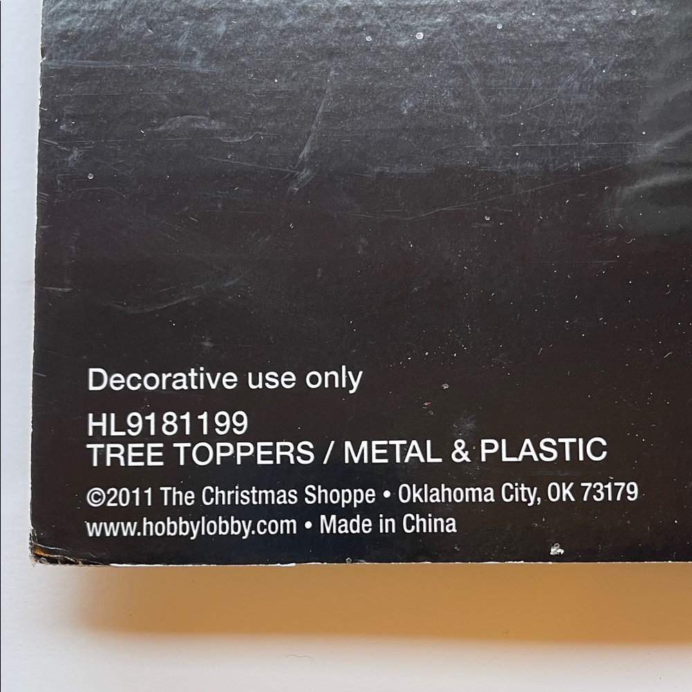 NWT- Snowflake Tree Topper - Picture 9 of 9